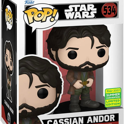 Funko Pop Star Wars Cassian Andor Bobble-Head Limited Edition – New