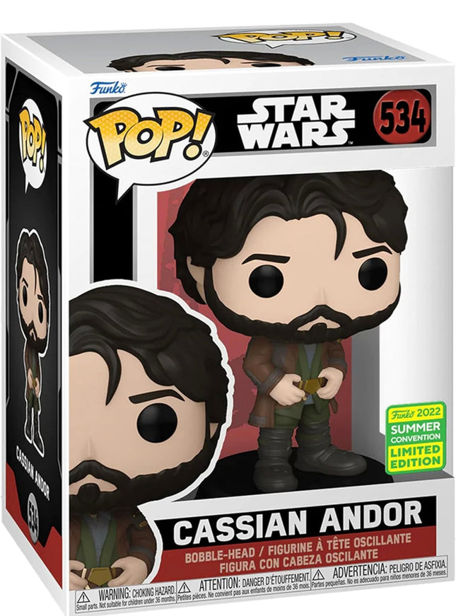 Funko Pop Star Wars Cassian Andor Bobble-Head Limited Edition – New