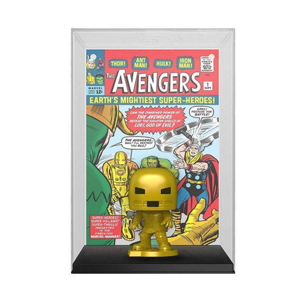 Funko Pop! Comic Cover Iron Man Avengers No. 1 Gold Edition - New