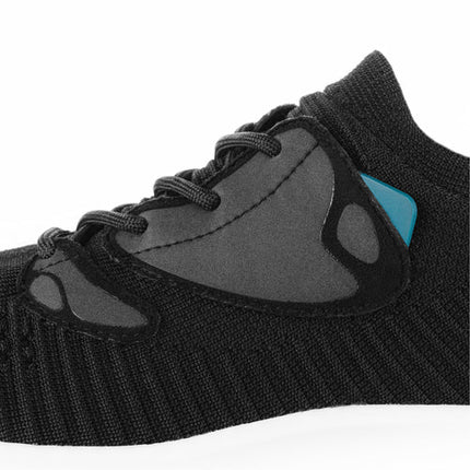 VESSI Women's Everyday Move Sneaker Onyx Black- Size 7, New with Imperfection