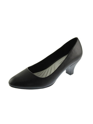 Easy Street Fabulous Women's Faux Leather Slip-On Pumps, Black, New, Size 9