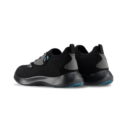 VESSI Women's Everyday Move Sneaker - Onyx Black On Black, Size 8, Open Box