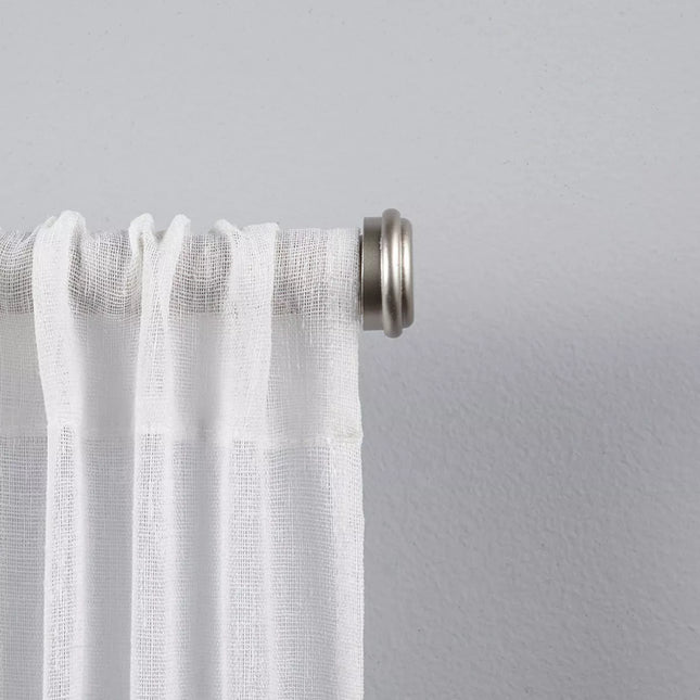 Exclusive Home Topper Curtain Rod, Adjustable 66"-120" (New)