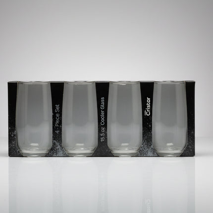 Nadir Cristar  Cooler Glass Cup Set - 15.5 Oz - 4 Ct.