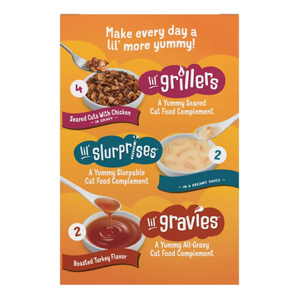 Purina Friskies Poultry Faves Lickable Gravy Chicken & Turkey Flavor Topper Wet Cat Food, Exp. 09/2026 - 11.7oz