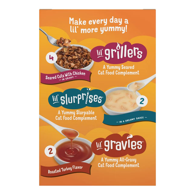 Purina Friskies Poultry Faves Lickable Gravy Chicken & Turkey Flavor Topper Wet Cat Food, Exp. 09/2026 - 11.7oz