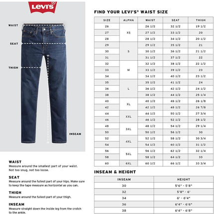 Levi’s Men’s 511 Slim Fit Jeans, Kota Kupang - Stretch, Size Options Available, New Size (38-32)