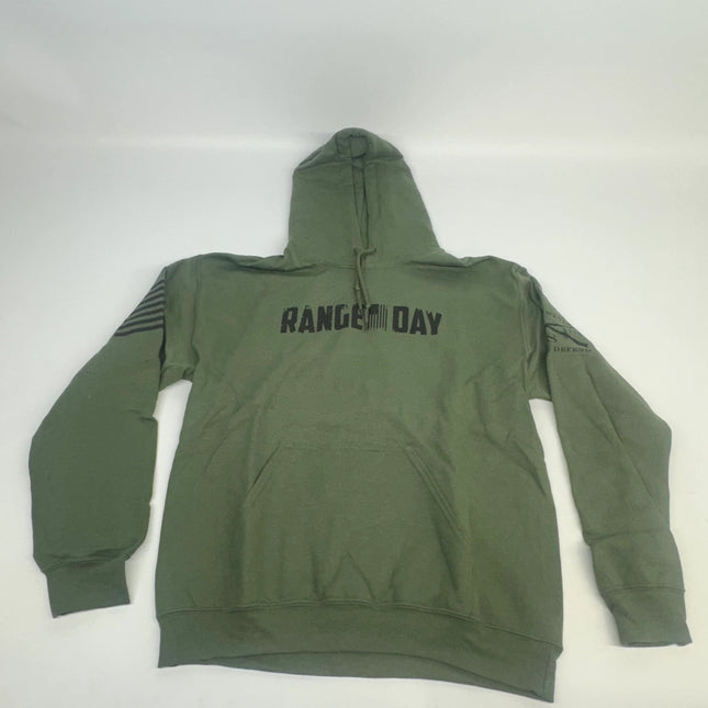 Range Day Hoodie Military Green, New, Size M