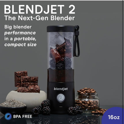 BlendJet 2 Cordless Portable Blender, 16oz - Open Box Without Charger