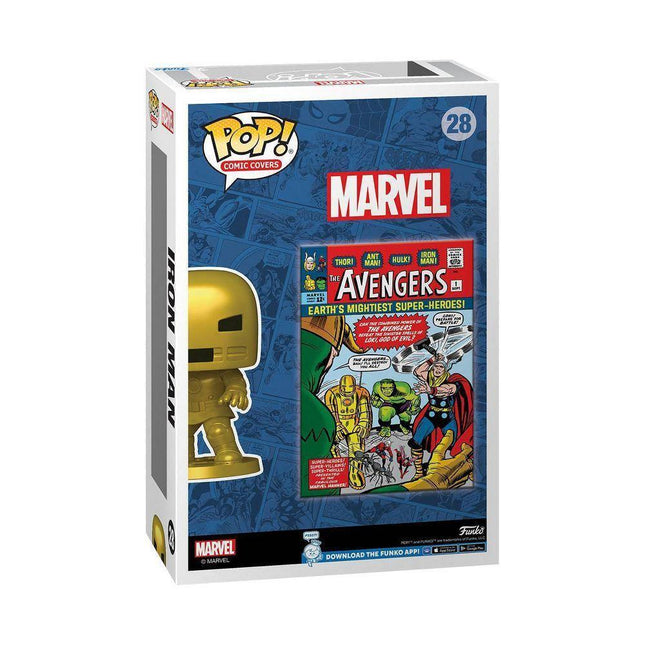 Funko Pop! Comic Cover Iron Man Avengers No. 1 Gold Edition - New