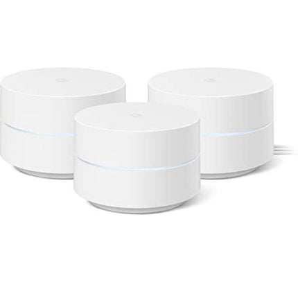 Google Wifi AC1200 Mesh WiFi System (3-Pack) - Router Coverage up to 4500 Sq Ft - New