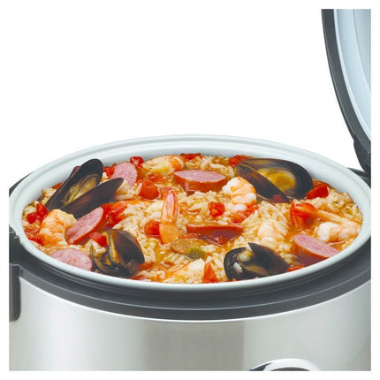 Aroma Rice Cooker 6-Cup Stainless Steel Open Box