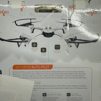 Sky Viper Journey SE GPS Drone - Open Box, Pro Video Features, Easy Navigation