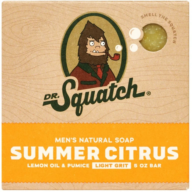 Dr. Squatch Summer Citrus Soap Bar- 5 Oz