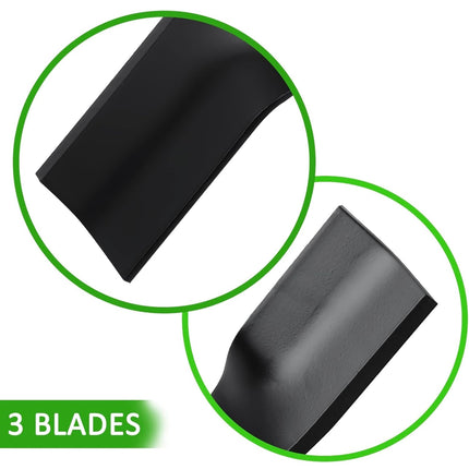 Lawn Mower Blades - 3-Pack for 54-Inch Deck, 18.5” x 2.5”, 5/8” Center Hole | Open Box