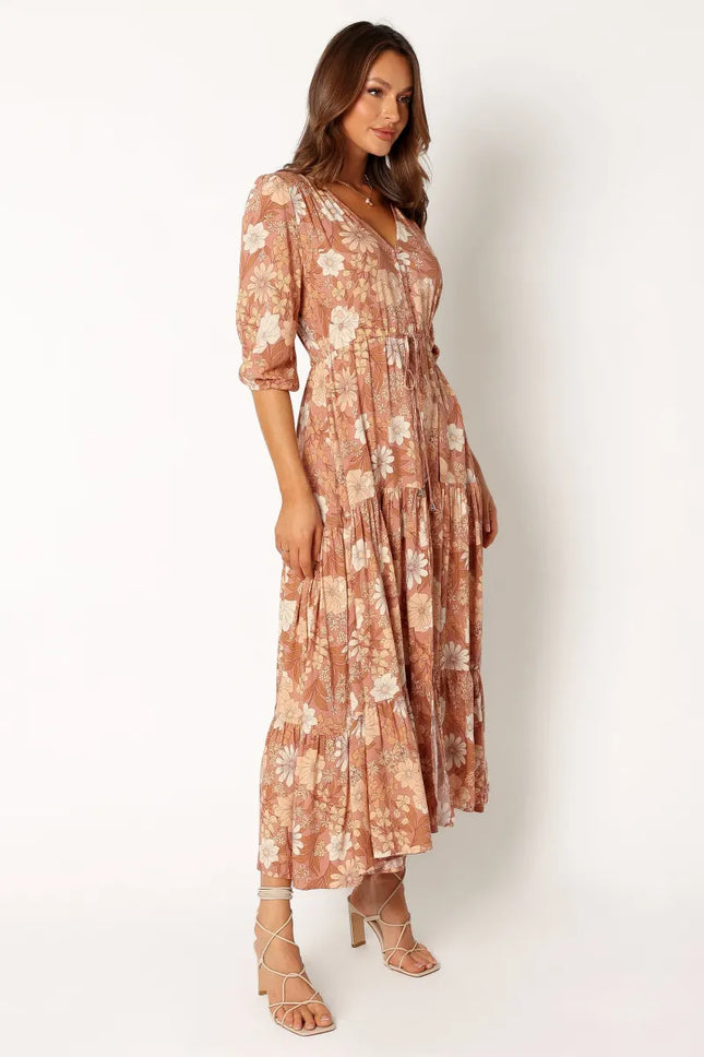 Petal & Pup Kelda Floral Maxi Dress, New, Size XL