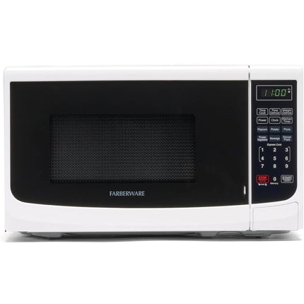 Farberware 0.7 Cu. Ft. Microwave Oven, Open Box, White