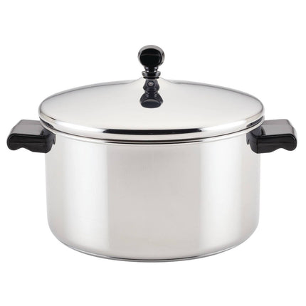Farberware Classic Series 6qt Stainless Steel Stockpot with Lid - Silver (Open Box)