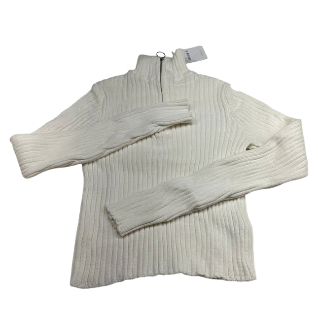 Forever 21 Women's Ribbed Half-Zip Sweater, Size M – New