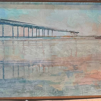 Framed Bridge Artwork Canvas - Open Box
