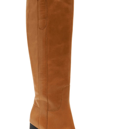 Free People Naomi Tall Heel Boots, Tuscan Tan, Size 8, New Without Box

