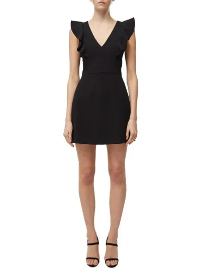 French Connection Black Ruffle Sleeve A-Line Dress - New Without Tags Size 2
