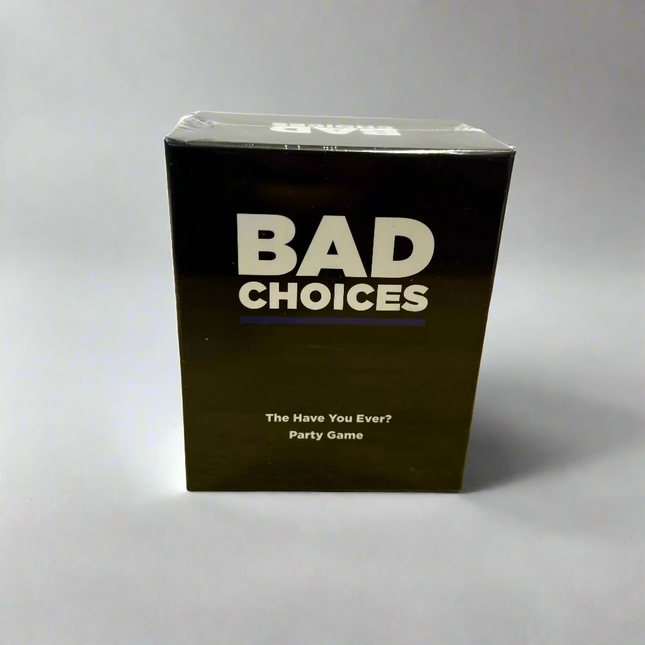 Bad Choices - The Have You Ever? Party Game for adults 17+, featuring hilarious and revealing questions, perfect for parties and game nights.