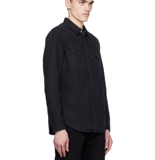 Levi’s Long Sleeve Black Denim Shirt - Size M