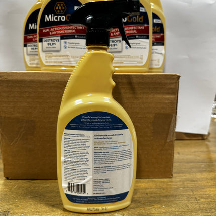 MicroGold Dual-Action Disinfectant & Antimicrobial 24oz (6-Pack)