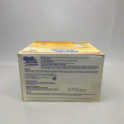 Good & Clean Bulk Disinfectant Wipes - Lemon Scented - 288 Wipes (4 Packs of 72)