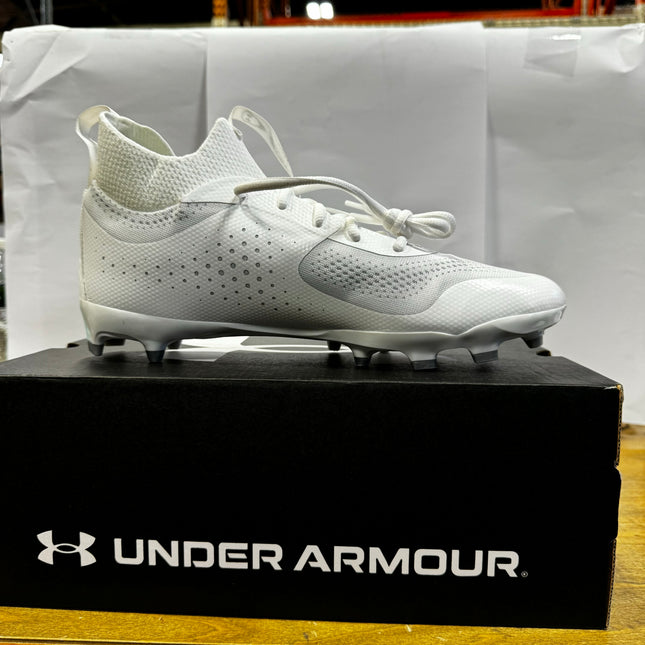 Under Armour UA W Glory 2 MC Baseball Cleats (Women’s Size 10) - White, New