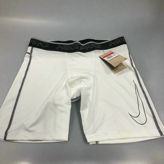 Nike Pro Men’s Compression Shorts - White - Size Large - New with Slight Dirt