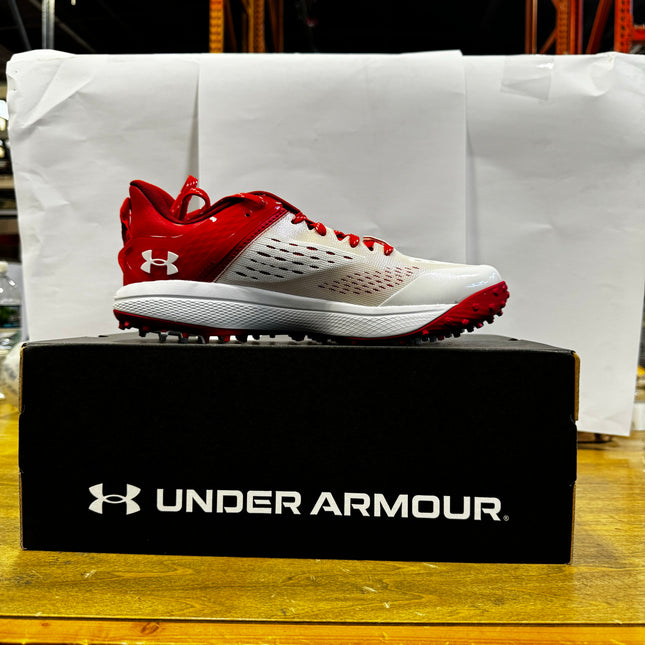 Under Armour UA Yard Turf Baseball Shoes (Men’s Size 7) - Red, New