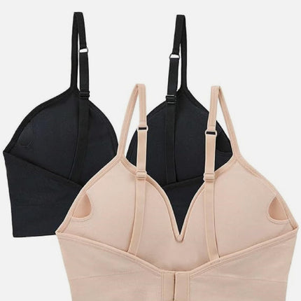 DKNY Seamless Bra, Pink / BlackSize S - 2 Pack