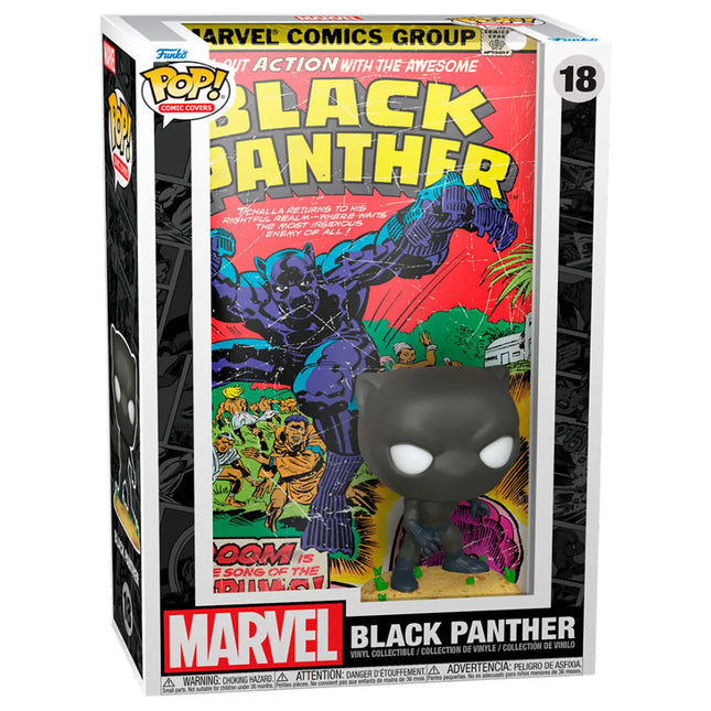 Funko POP! Comic Cover Marvel: Black Panther Vinyl Figure – New