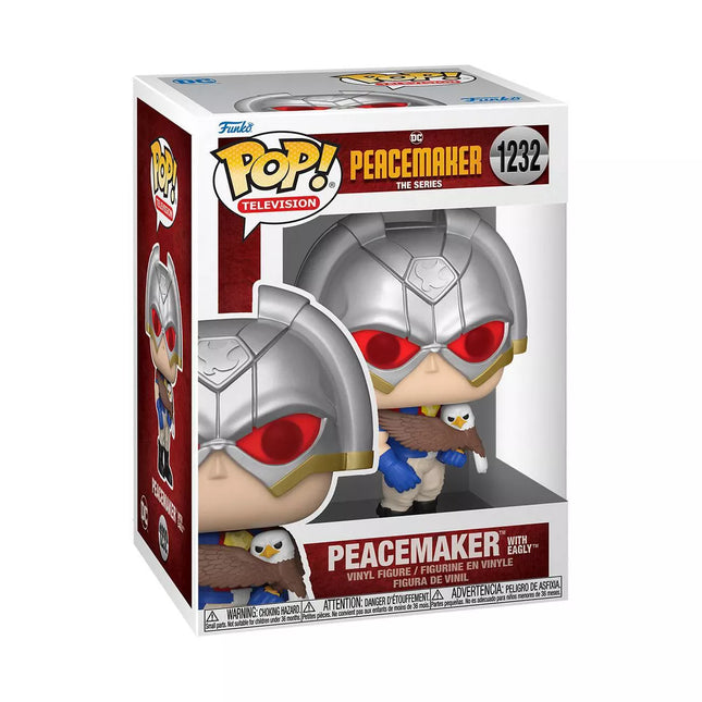 Funko POP! DC Comics: Peacemaker - Peacemaker (with Eagly) 1232 New