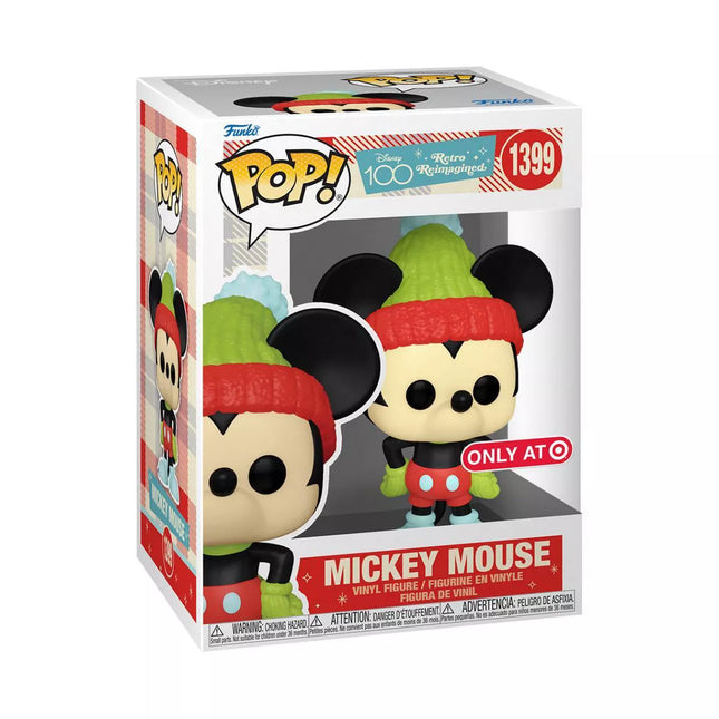 Funko POP! Disney 100 Retro Reimagined Mickey Mouse Figure (Target Exclusive) 1399 New