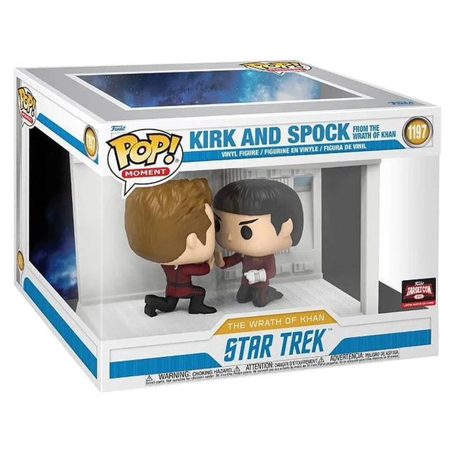 Funko POP! Moment: Star Trek – Kirk & Spock Vinyl Figure Set – New