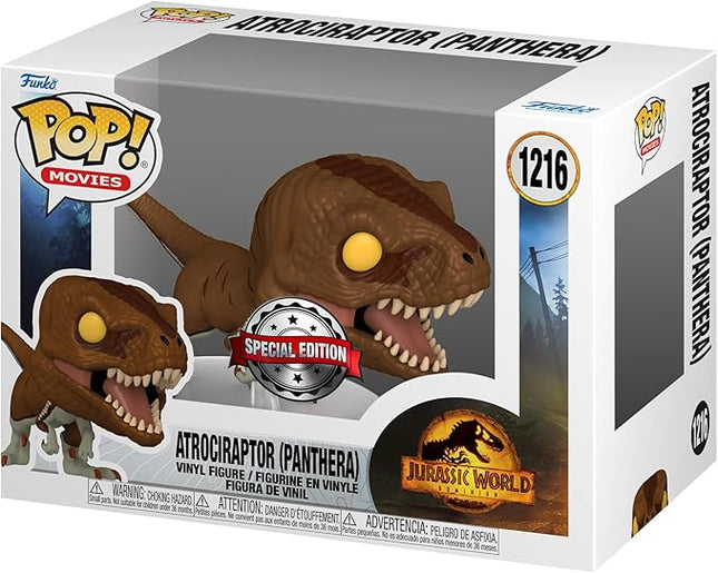 Funko POP! Movies: Jurassic World Dominion - Atrociraptor (Panthera) 1216 New