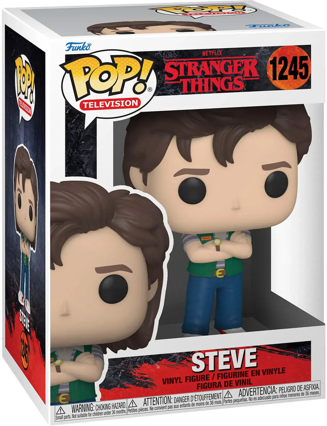 Funko POP! Television: Stranger Things Season 4 - Steve Harrington - Multi 1245 New
