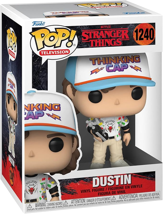 Funko Pop! TV: Stranger Things - Dustin Vinyl Figure 1240 New
