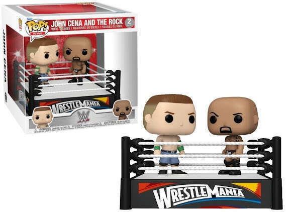 Funko Pop WWE John Cena vs The Rock Action Figure New 