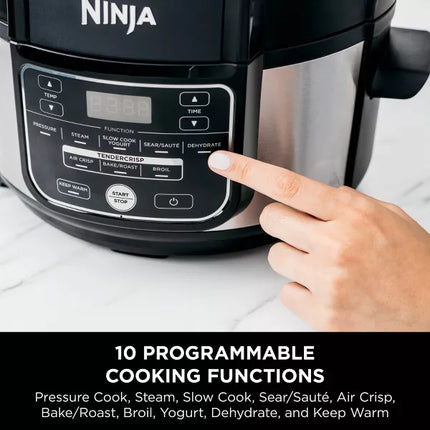 Ninja Foodi 10-in-1 5qt Pressure Cooker and Air Fryer - FD101 (Open Box with Imperfection)