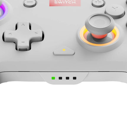 Afterglow Wave Wireless Motion Plus Controller for Nintendo Switch - White - New