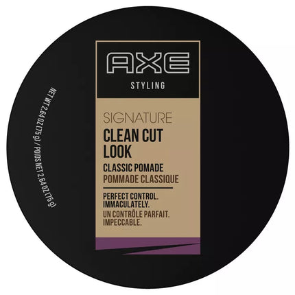 Axe Signature Clean Cut Look Hair Classic Pomade Travel Size - 2.64oz - New