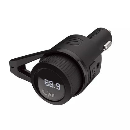 Scosche Bluetooth FM Transmitter with Dual USB Ports - Black (Used)