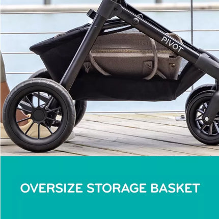 Evenflo Pivot Modular Travel System w/ LiteMax Car Seat & Anti-Rebound Bar New