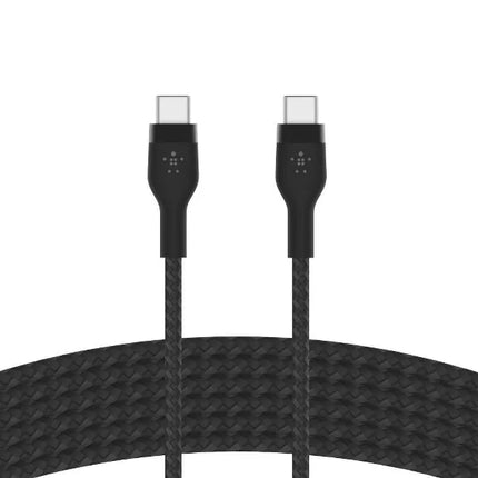 Belkin BoostCharge Pro Flex USB-C Cable with USB-C Connector + Strap, 10 ft (New)