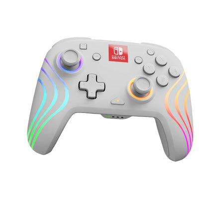 Afterglow Wave Wireless Motion Plus Controller for Nintendo Switch - White - New