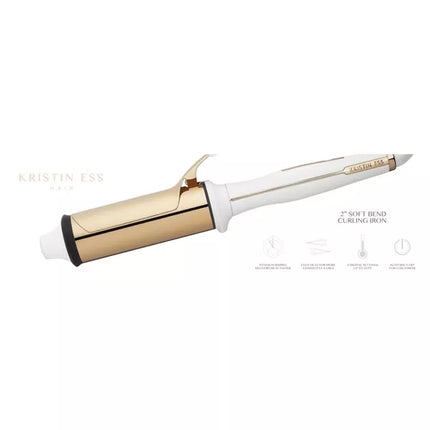 Kristin Ess Titanium Curling Iron for Big Blowout Waves - 2" | Open Box